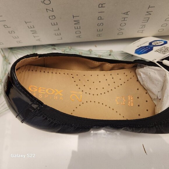Geox Women's D Lola 2fit a Ballet Flats. NIB. Size 5 - Picture 2 of 11